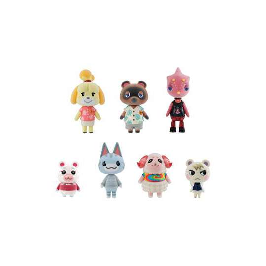 Animal Crossing: New Horizons Minifiguren 5 cm Flocked Doll Sortiment
