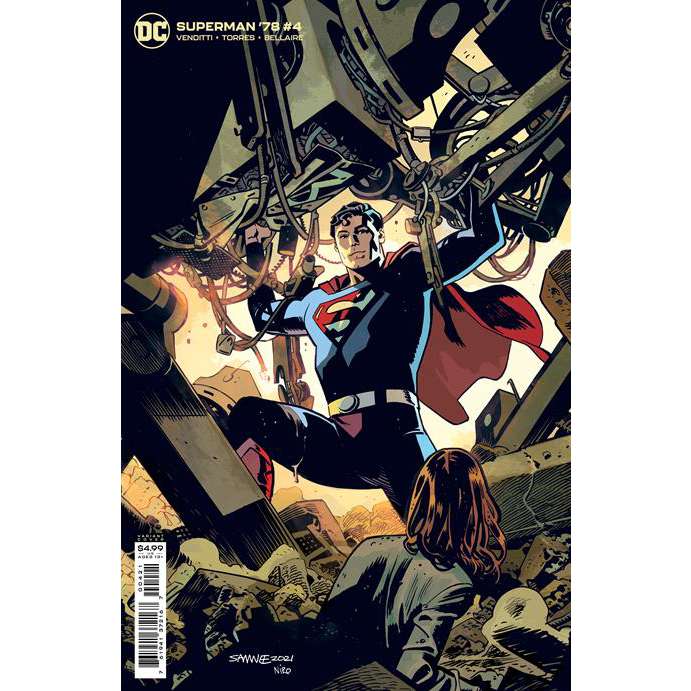 SUPERMAN 78 #4 (OF 6) CVR B CHRIS SAMNEE CARD STOCK VAR