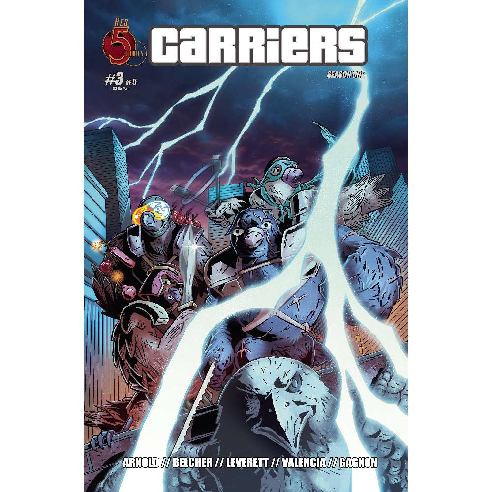 CARRIERS #3 CVR A BELCHER AND VALENCIA