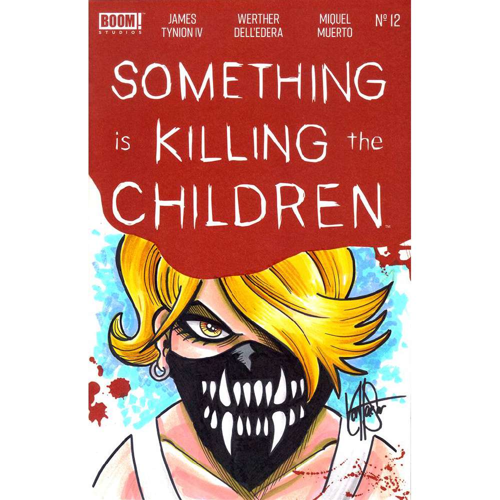 DF SOMETHING IS KILLING CHILDREN #12 HEASER SGN and REMARKED (