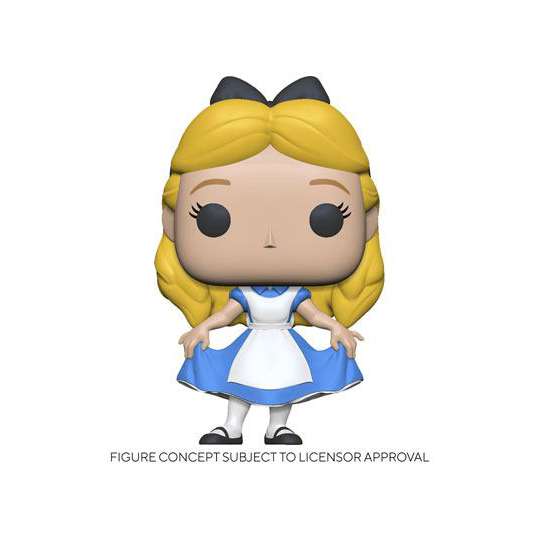 Alice im Wunderland POP! Disney Vinyl Figur Alice Curtsying 9 cm