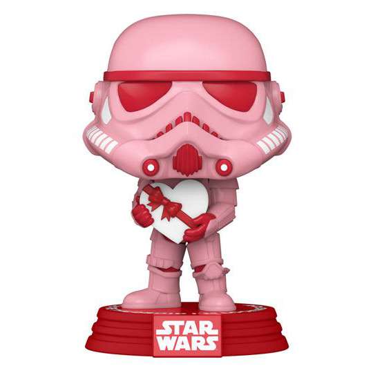 Star Wars Valentines POP! Star Wars Vinyl Figur Stormtrooper w/Heart 9 cm
