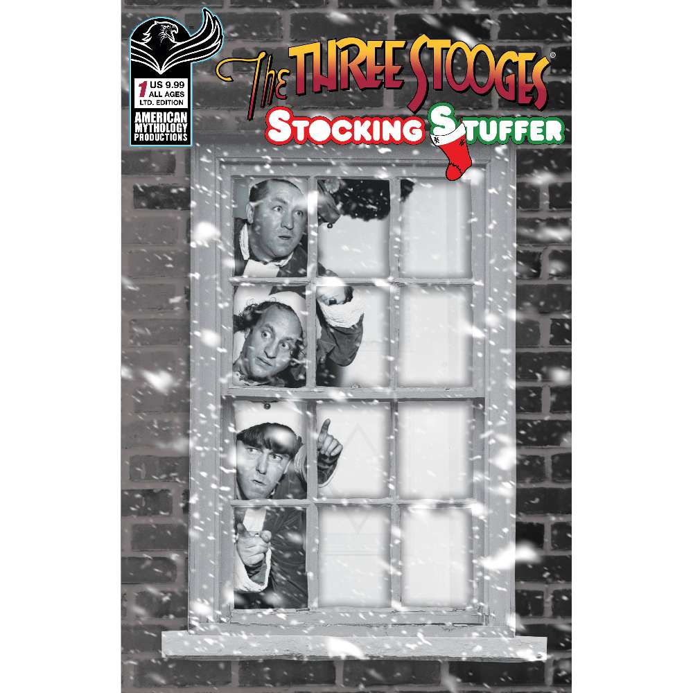 THREE STOOGES STOCKING STUFFER #1 CVR D LTD ED B&W PHOTO 1/3