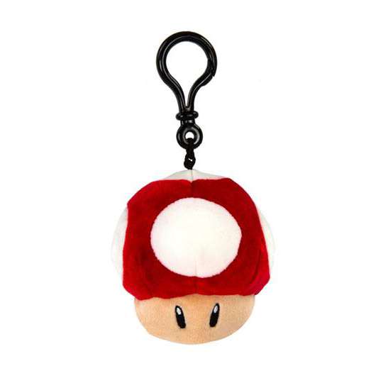 Mario Kart Mocchi-Mocchi Plüsch-Anhänger Super-Pilz 10 cm