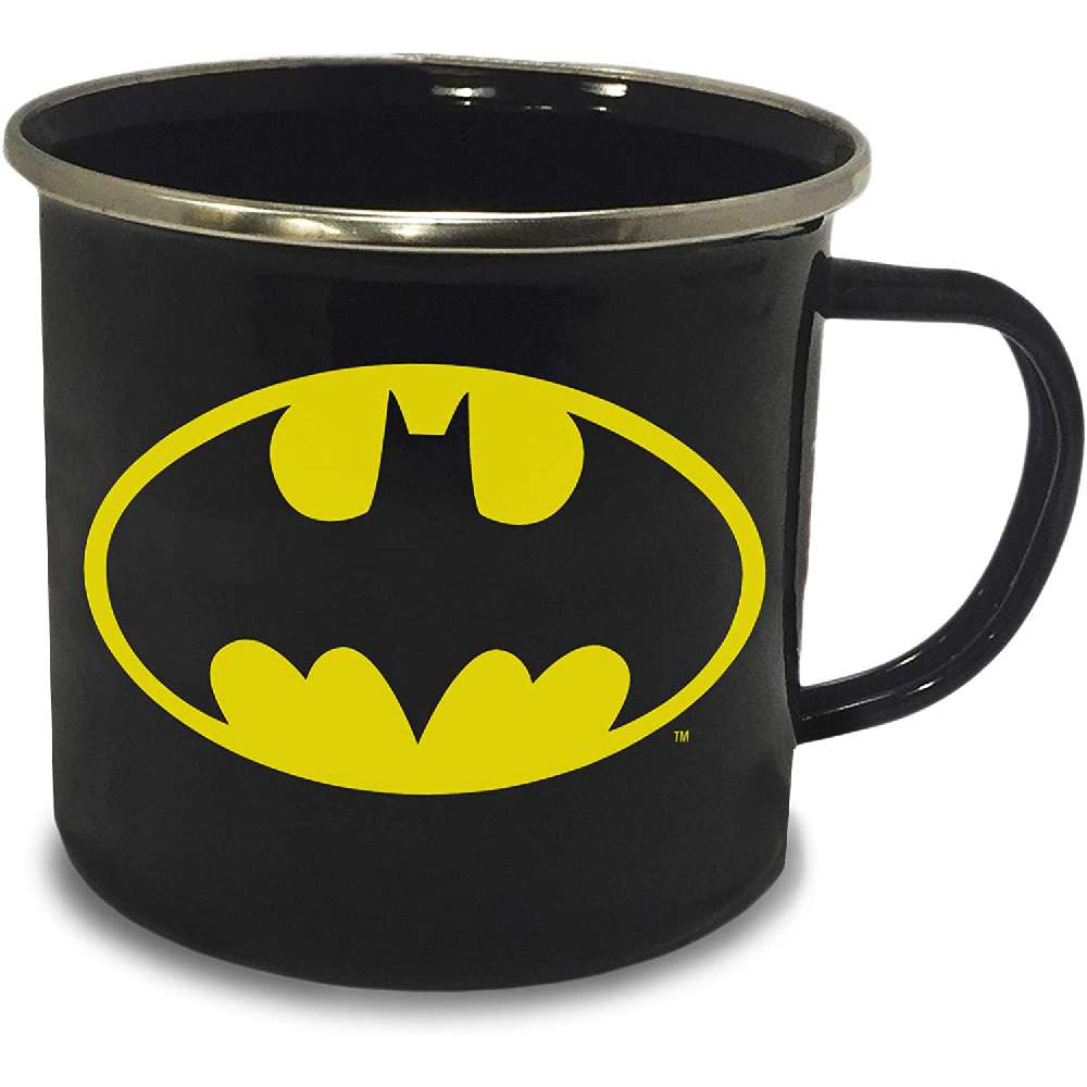 Batman Emaille Tasse Logo