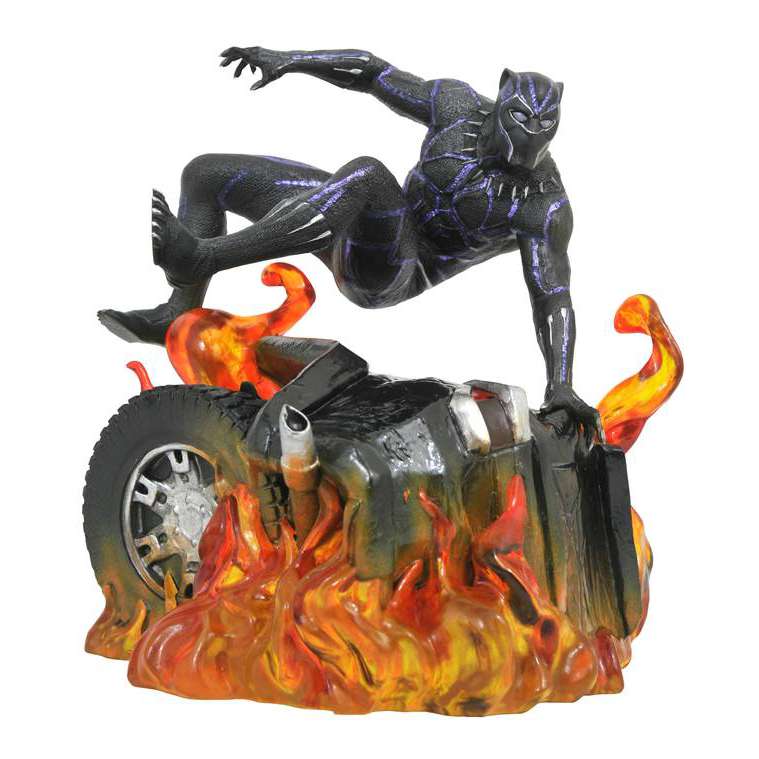 Marvel Gallery Black Panther Flaming Car