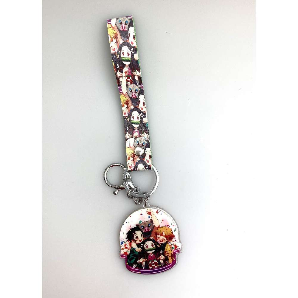 Kimetsu No Yaiba - Demon Slayer - Schlüsselband - 4er Gruppe