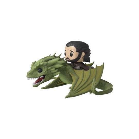 Game of Thrones POP! Rides Vinyl Figur Jon Snow & Rhaegal 18 cm