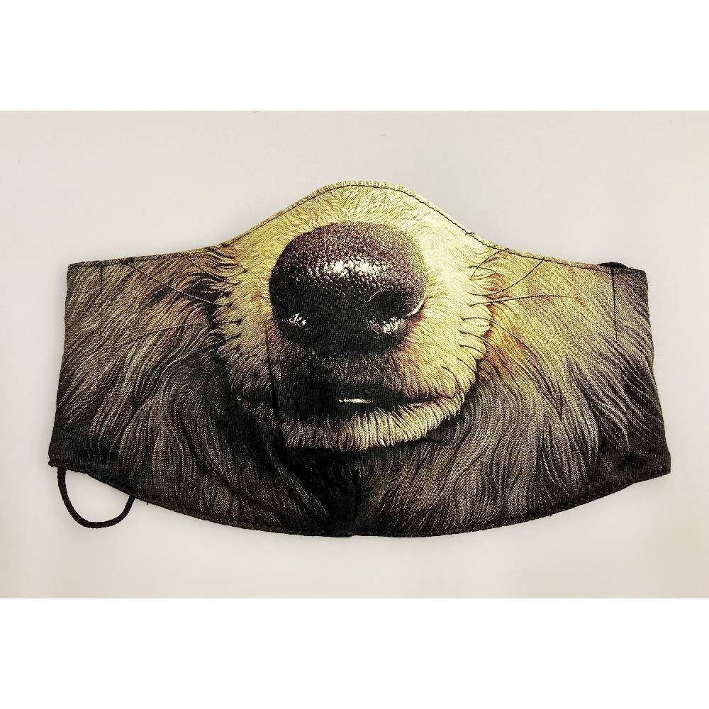 Glow In The Dark 3D - Mund-Nasen Schutz - Bär