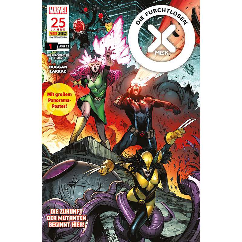 Die furchtlosen X-Men 1 (mit Panorama-Poster)