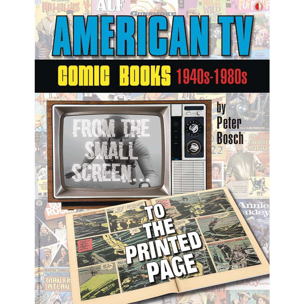AMERICAN TV COMIC BOOKS 40S - 80S SMALL SCREEN PRINTED PAGE