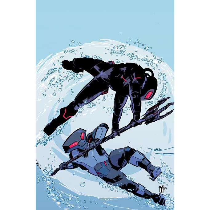 BLACK MANTA #6 (OF 6) CVR A VALENTINE DE LANDRO