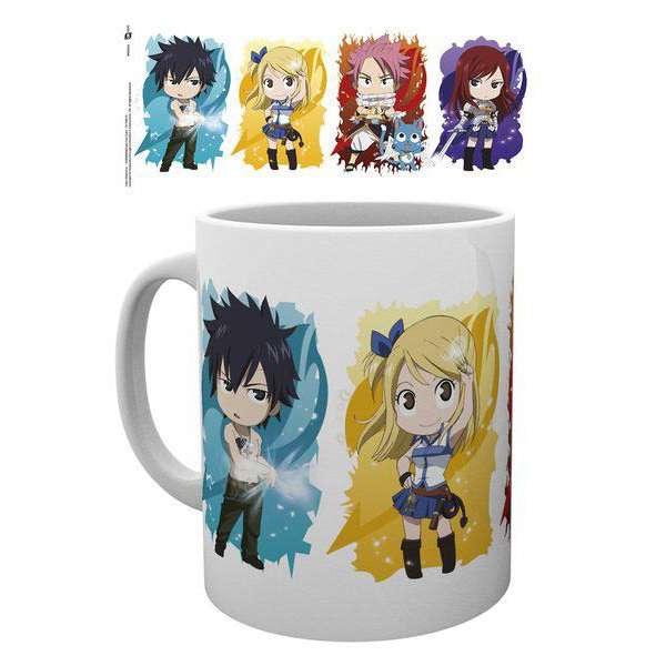 Fairy Tail Gray, Lucy, Natsu, Erza Tasse